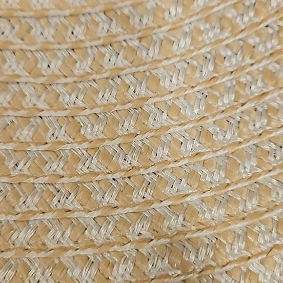 ?ERIC JAVITS? Sunshade Squishee Packable Straw Fedora Hat ~ OS Cream NWT main image 12